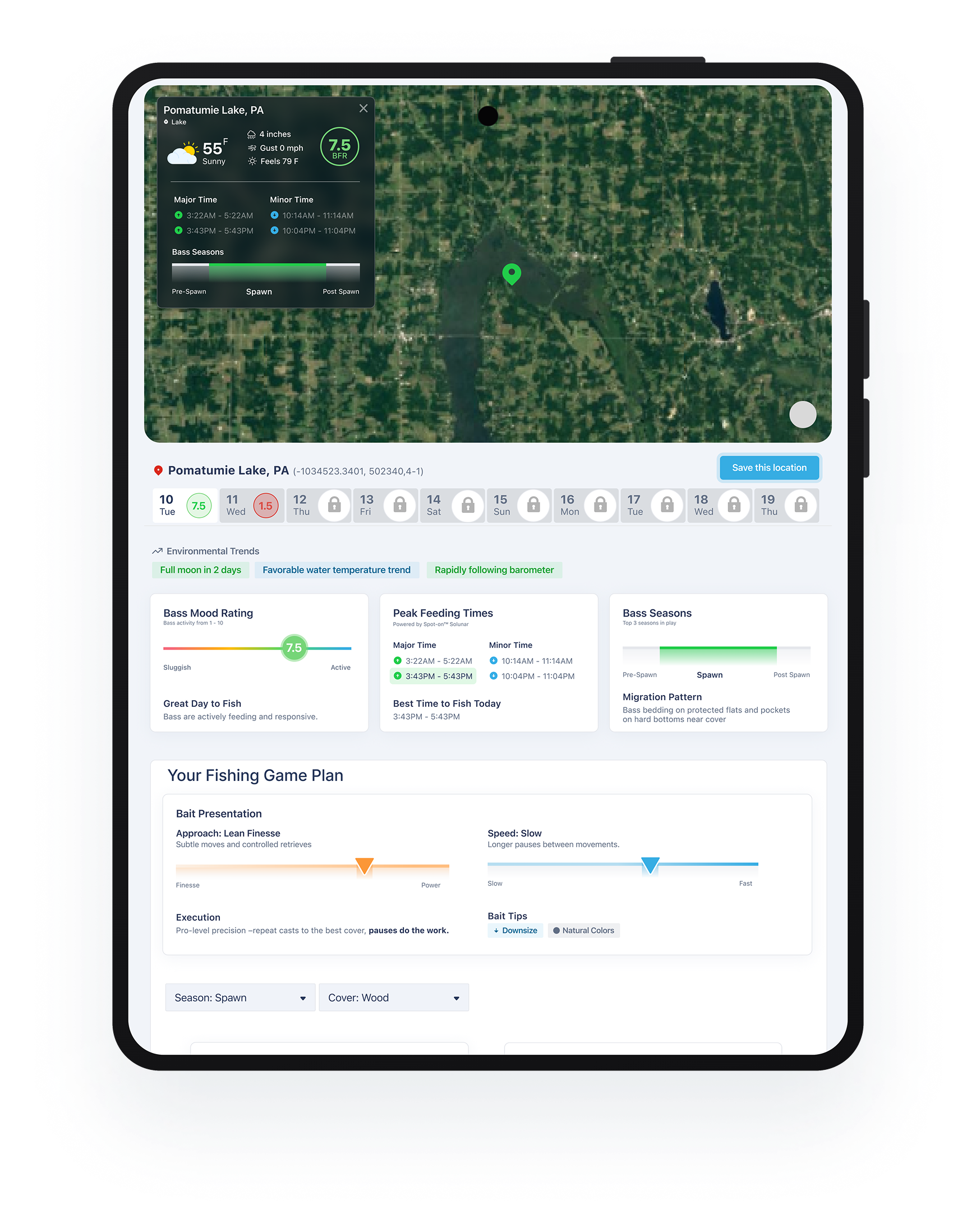 BassForecast app