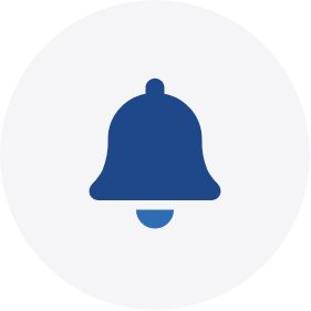 illustrated icon of a bell