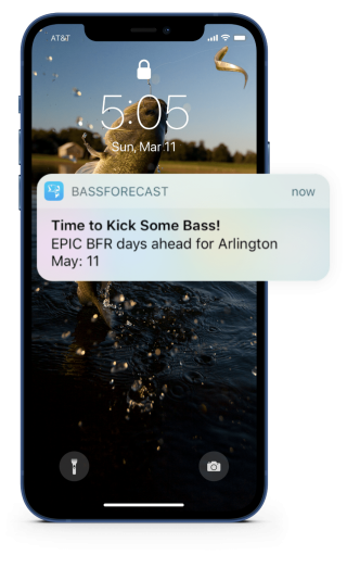 Premium Features  BassForecast Nation's Top Bass Fishing Forecast App