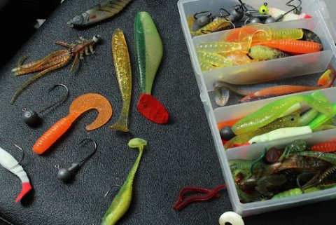 Soft Plastics for Bass Fishing.