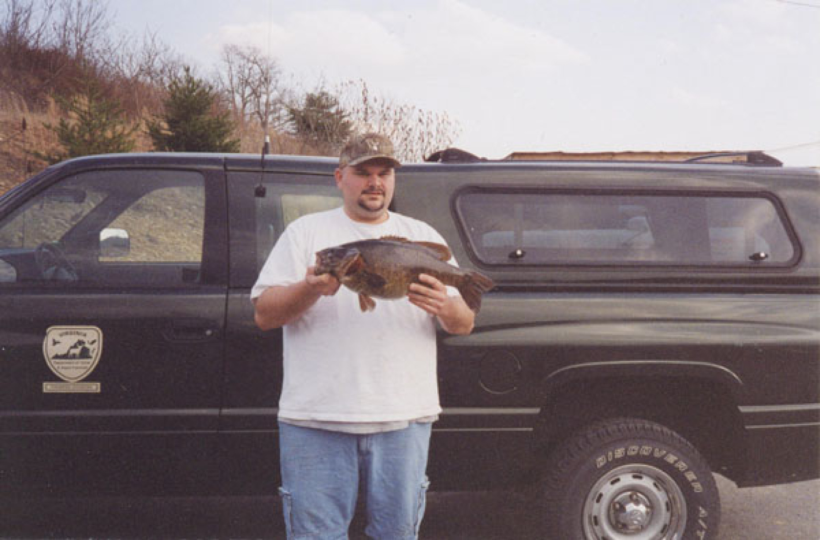 Donald S. Eaton Jr set the bass fishing record in Virginia for smallmouth bass.